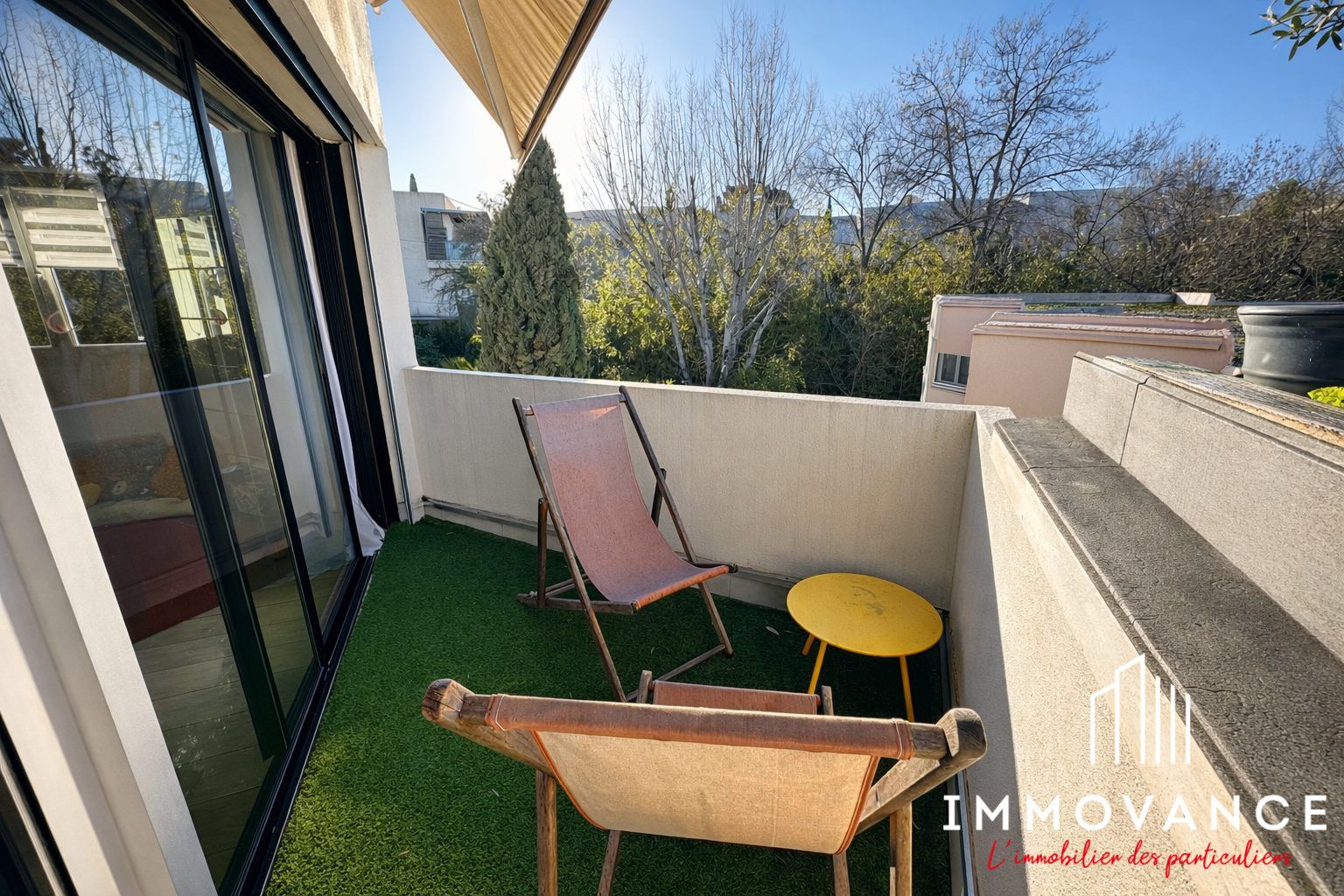 Vente d'un appartement 3 pièces - Faux T4 avec deux chambres et 1 terasse à MONTPELLIER