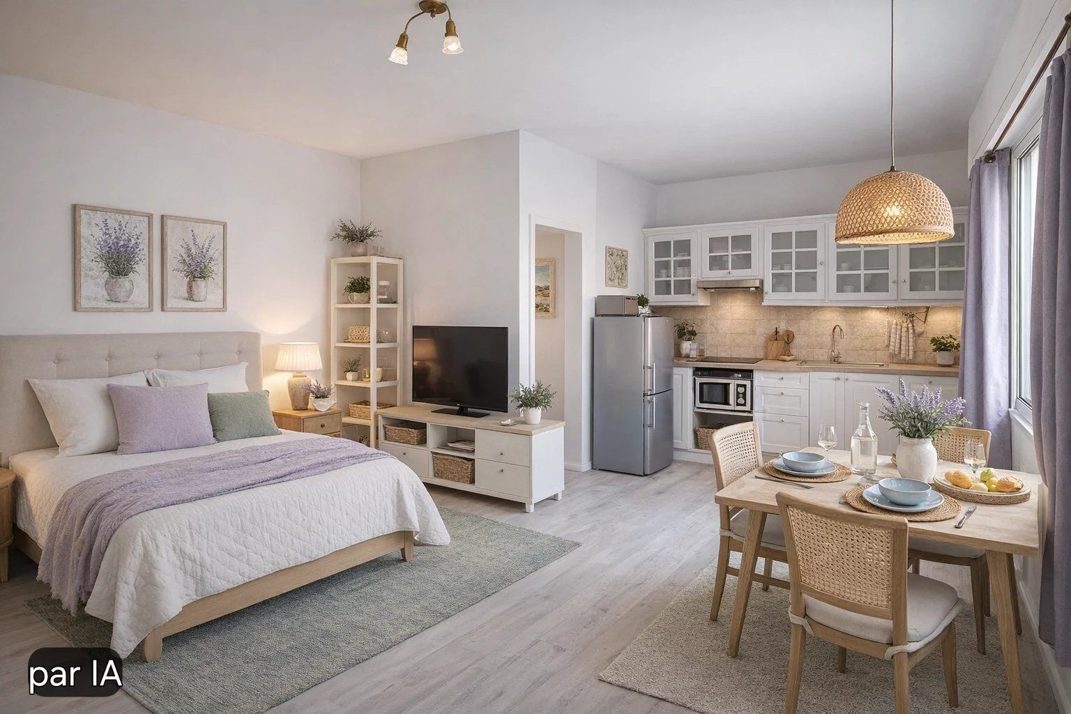 Juan-les-Pins Studio calm et lumineux de 25,51 m² Proche de la Plage, Mer et Gare