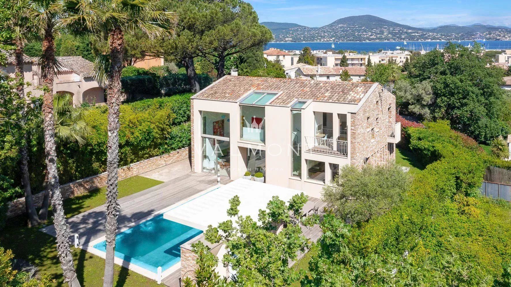 Villa de luxe à Saint-Tropez avec 4 chambres, vue panoramique sur la mer et piscine privée