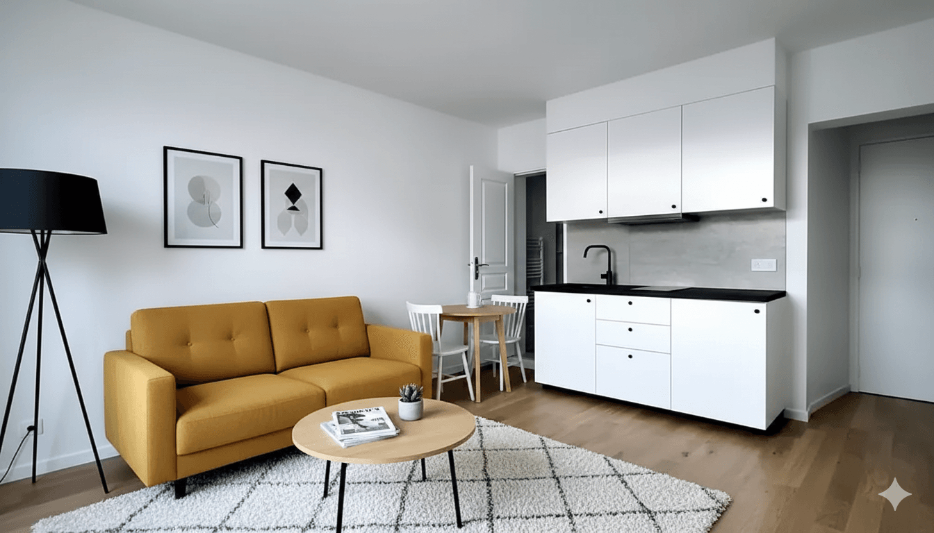 Charmant studio dernier étage Rue d'Assas, Paris 6e Vue