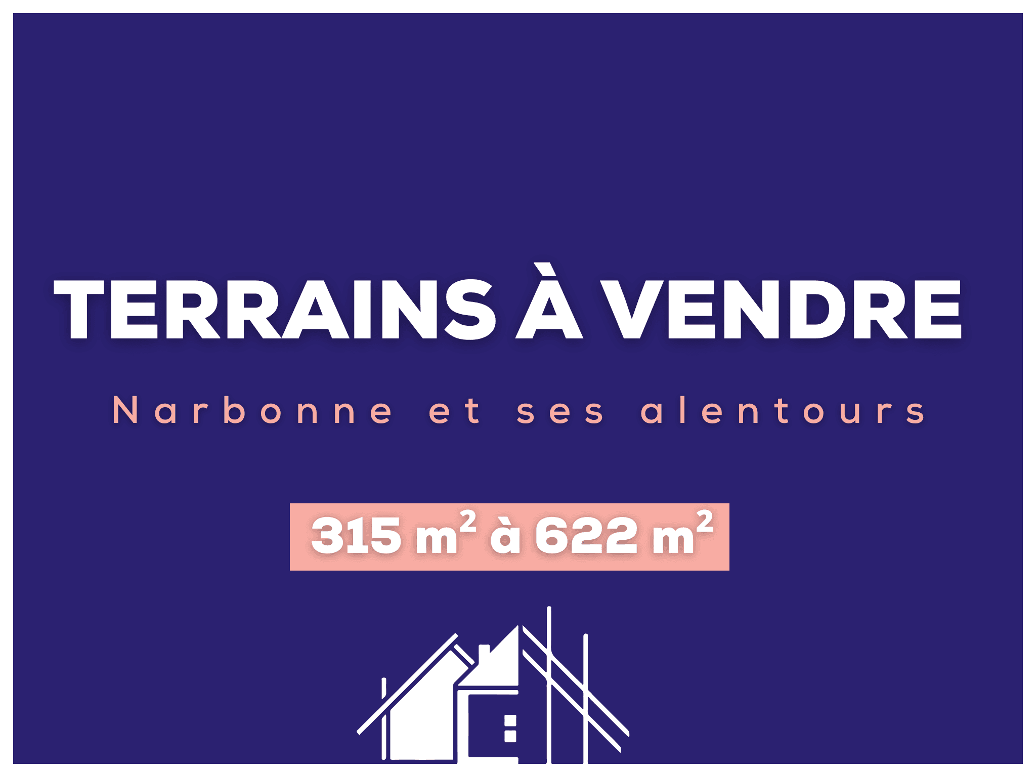 Plusieurs terrains à vendre Narbonne et ses alentours