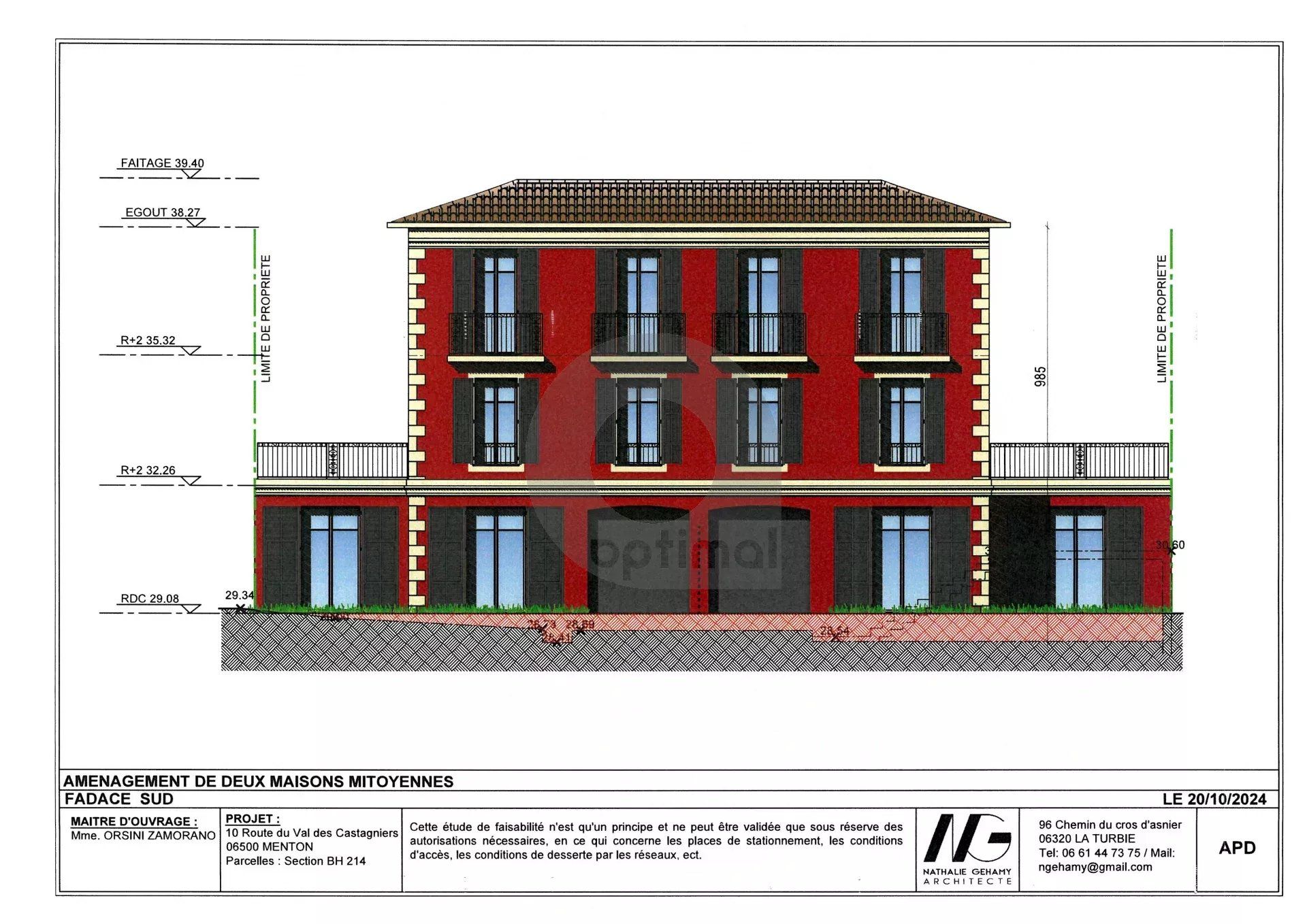 DEUX MAISONS MITOYENNE PERMIS ACCORDE ET PURGE